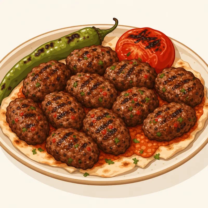 Gaziantep Omacı/Antep Omacı/Pisik Köftesi illustration