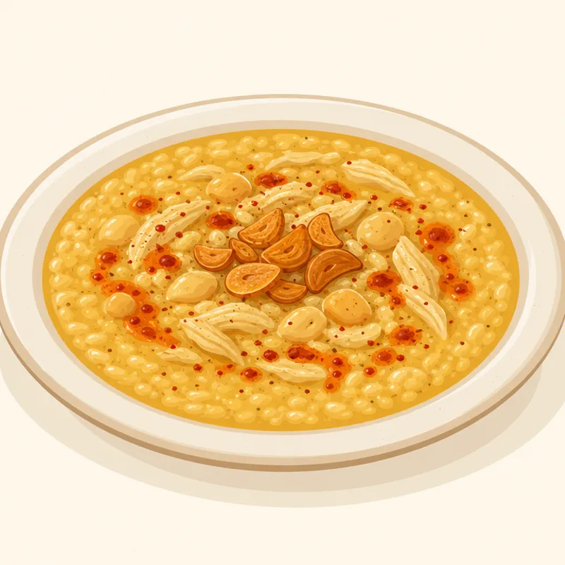 Gaziantep Sarımsak Aşı illustration