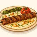 Gaziantep Sarımsak Kebabı illustration