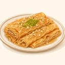 Gümüşhane Kanzılı Börek / Gümüşhane Yufka Tatlısı illustration