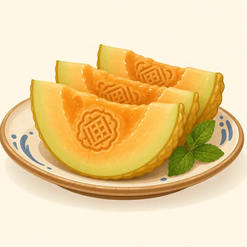 Halilbağı Mühürlü Kavunu illustration