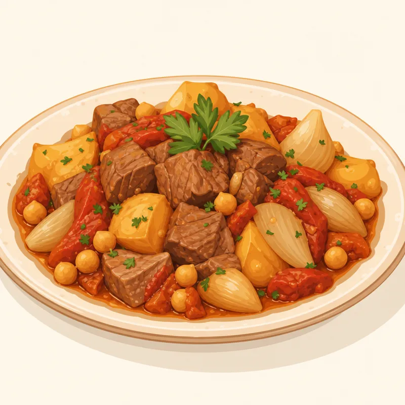 Hatay Adesiye Yemeği illustration