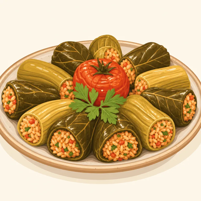 Hatay Bahtenis Dolması illustration