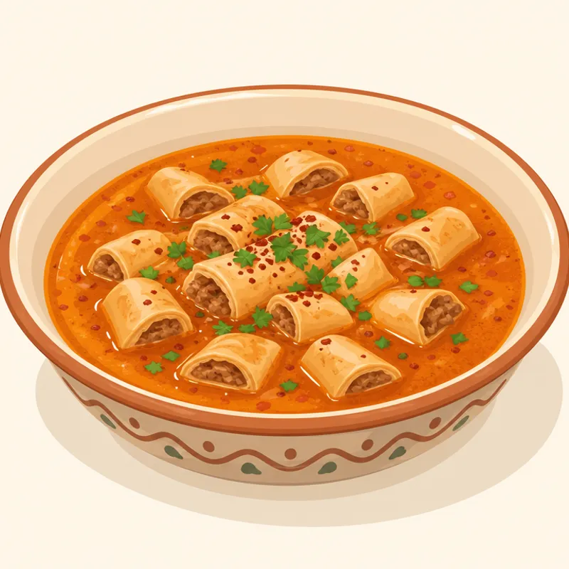 Hatay Şiş Börek Çorbası illustration