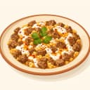Hatay Tuzlu Yoğurtlu Yumurta Kavurması illustration