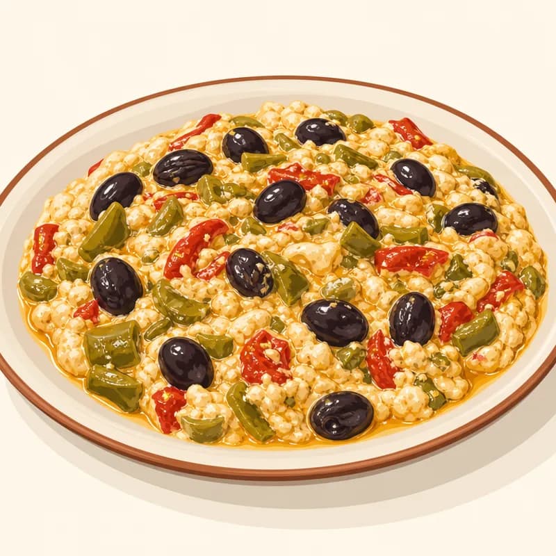 Hatay Zeytin Öfelemesi / Üfelemesi illüstrasyonu