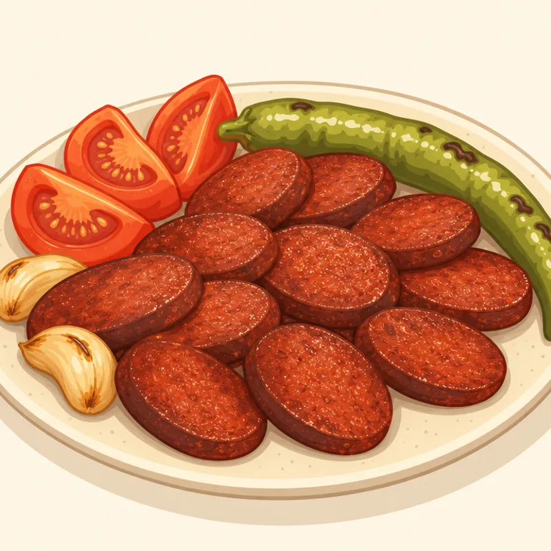 Haymana Sucuğu illustration