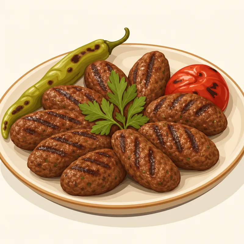 Hayrabolu Çerkezmüsellim Köftesi / Hayrabolu Çerkezmüsellim Pabuç Köftesi illüstrasyonu