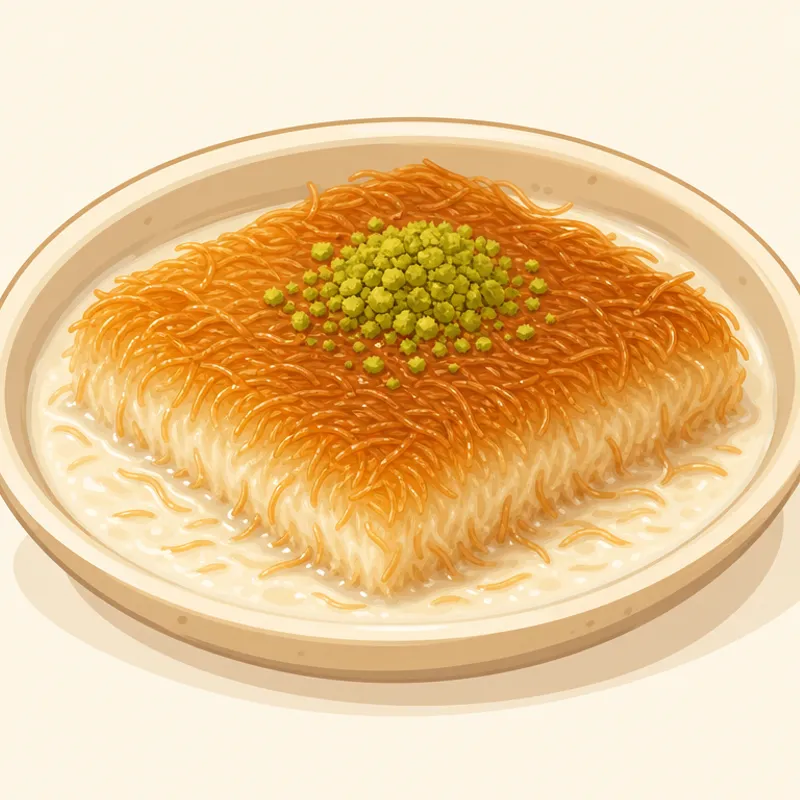 İnegöl Sütlü Kadayıfı illustration