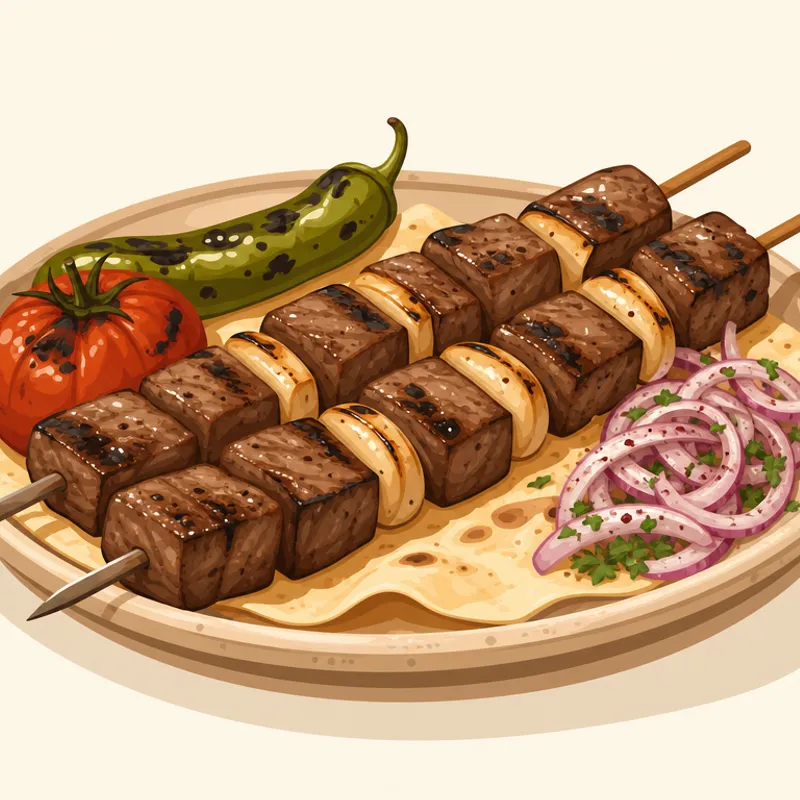 İscehisar Mermer Kebabı illustration