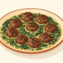 Ispanaklı Ekşili Köfte illustration