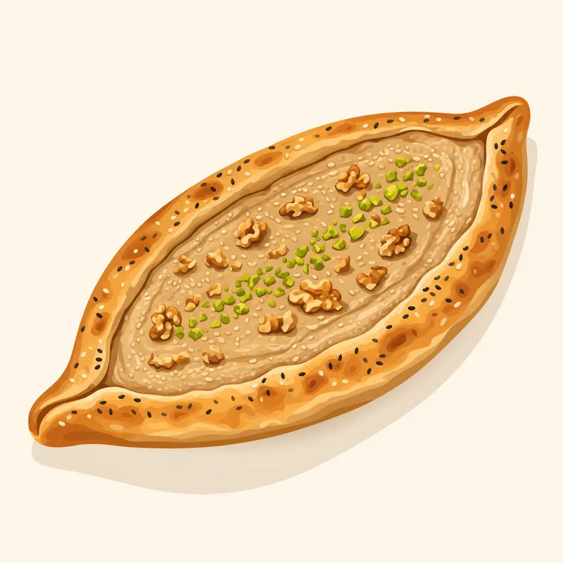 Kadınhanı Tahinli Pidesi illustration