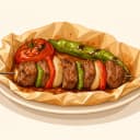 Kâğıt kebabı illustration