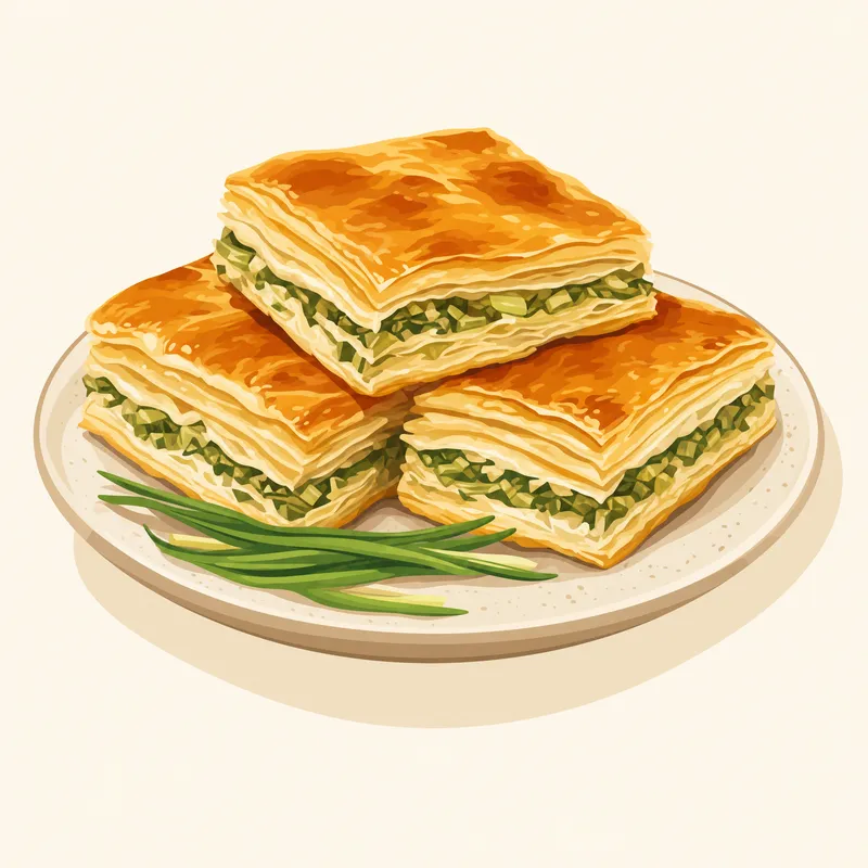 Kahramanmaraş Çiriş Böreği illustration