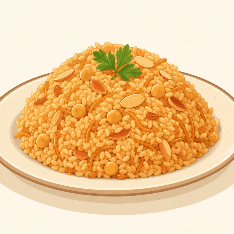 Kahta Bulgur Pilavı illustration