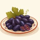 Kalecik Karası Üzümü illüstrasyonu