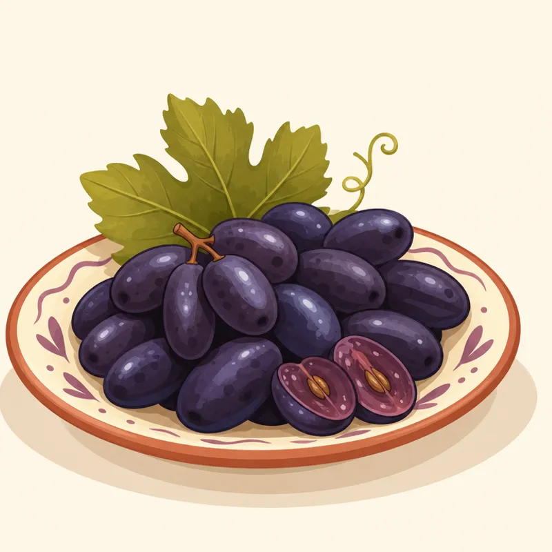 Kalecik Karası Üzümü illustration