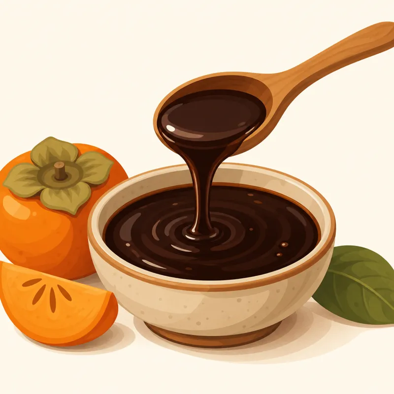 Karapürçek Cennet Hurması Pekmezi illustration