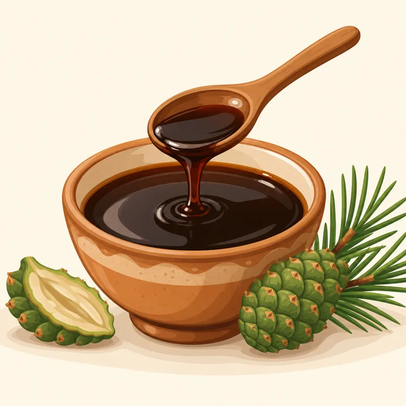 Kastamonu Çam Pekmezi / Kastamonu Çam Kozalağı Pekmezi illustration