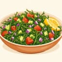 Kaya Koruğu Salatası illustration