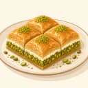 Kaymaklı Baklava illustration