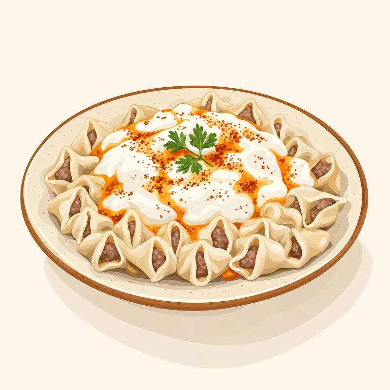 Kayseri Mantısı illustration