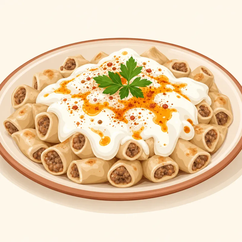 Kayseri Purov Mantısı illustration
