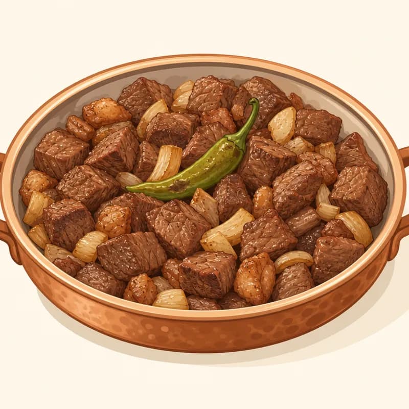 Kazan Kavurması illustration
