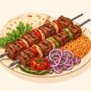 Kebaplar illüstrasyonu
