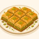 Kesmik Baklavası illüstrasyonu