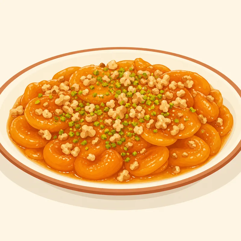 Keysefe Tatlısı (kayısı Yağlaması) illustration