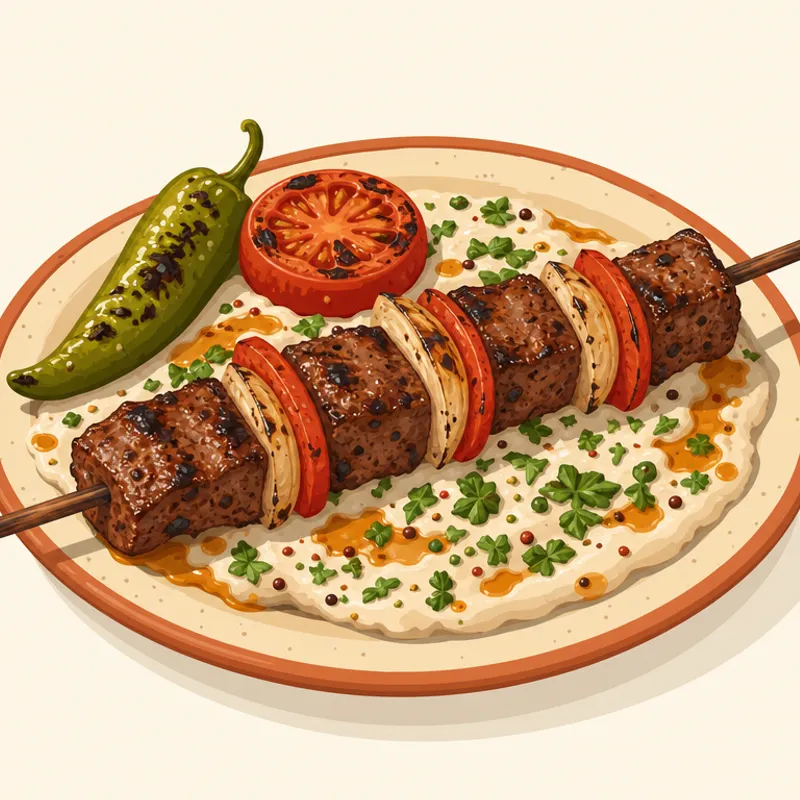 Kilis Ekşili Kebabı illustration