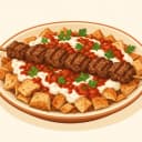 Kıymalı Tirit Kebabı illüstrasyonu