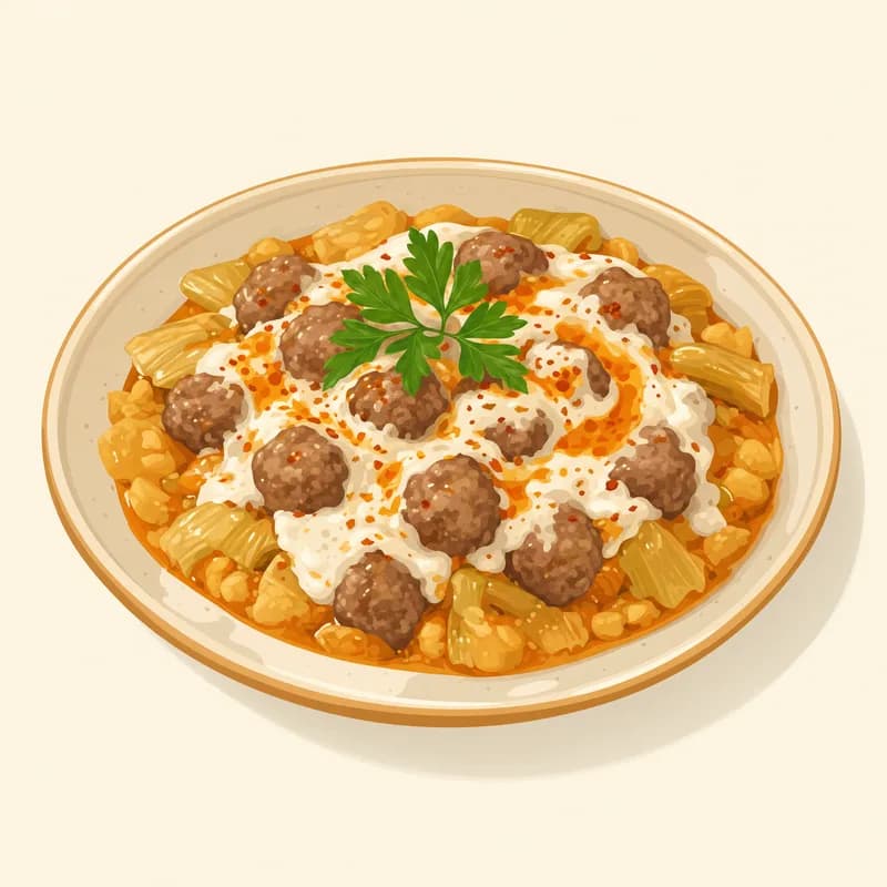 Konya Güneyik Salatası illustration