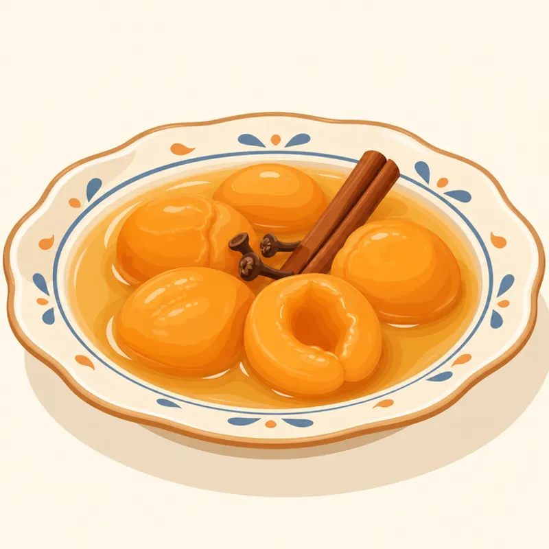 Konya Kayısı Hoşafı / Konya Zerdali Hoşafı illustration