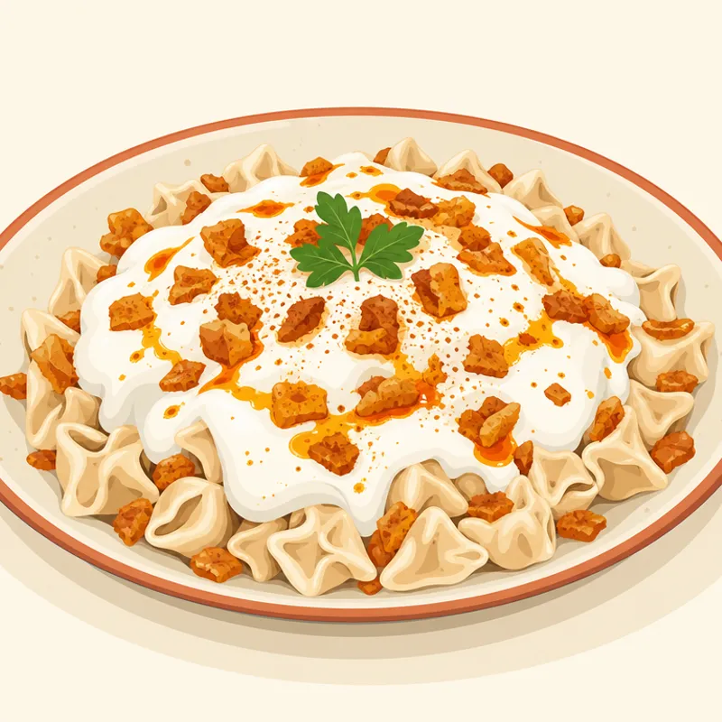 Konya Kıtırlı Mantı illustration