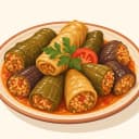 KONYAALTI HAMUR DOLMASI YEMEĞİ illustration