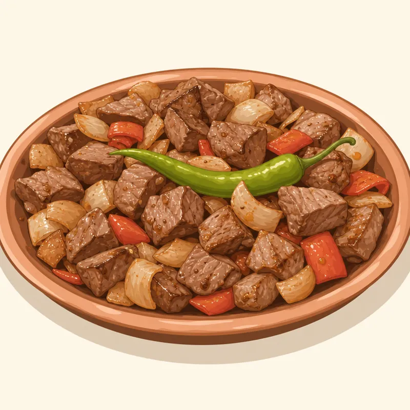 Kuzu Saç Kavurma (kızılcahamam Usulü) illustration