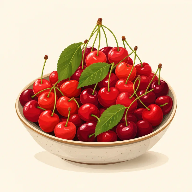 Malatya Dalbastı Kirazı illustration
