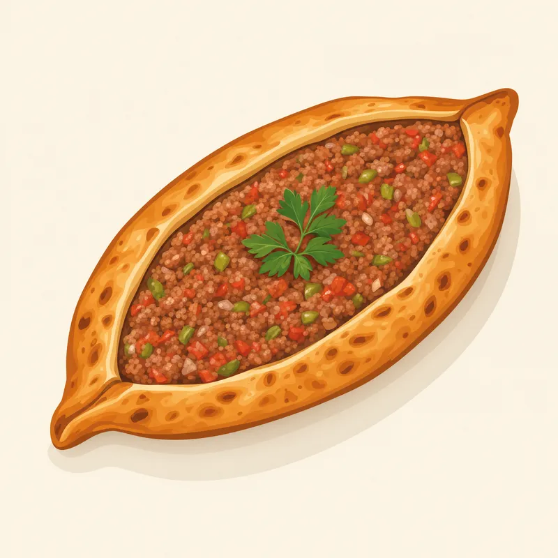 Malatya Pidesi/ Malatya Açık Ekmeği illustration