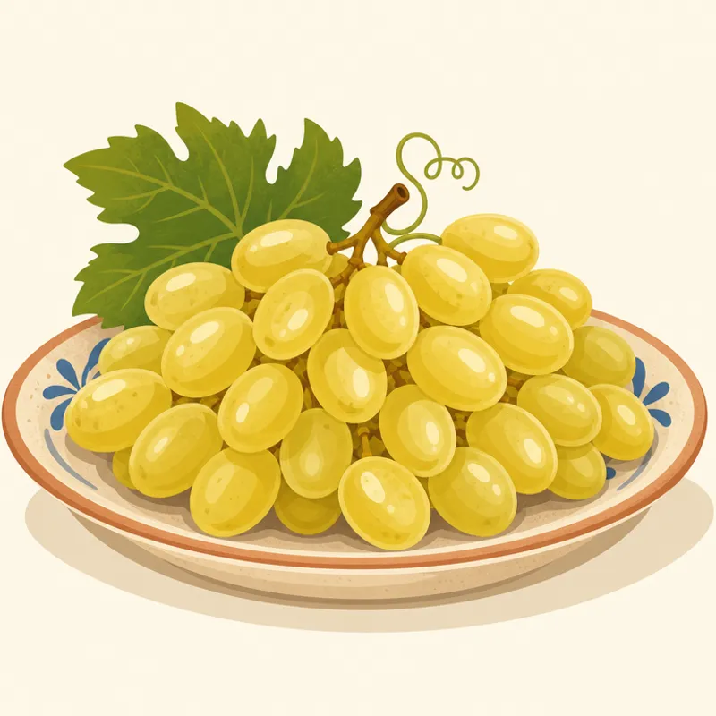 Manisa Sultani Çekirdeksiz Üzümü illustration