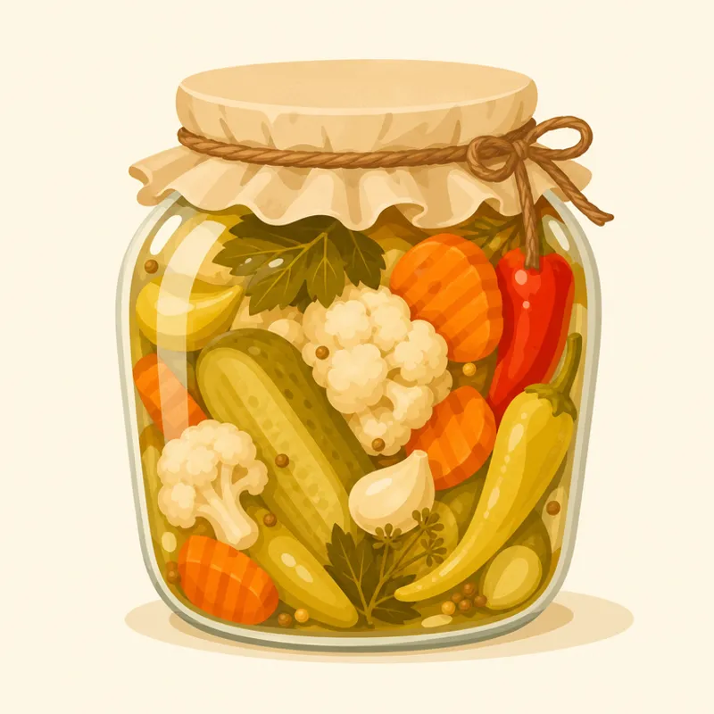 Maraş Ekşili Turşusu illustration