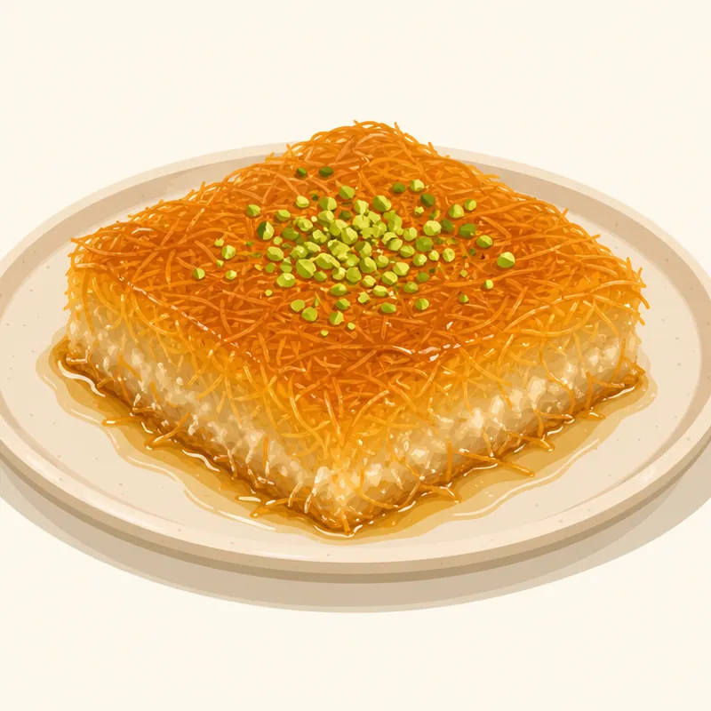 Maraş/Kahramanmaraş Taş Kadayıfı illustration