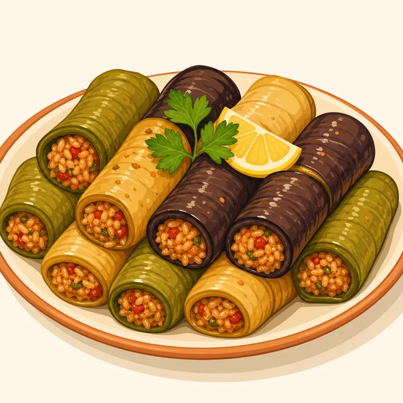 Mengen Kaldırık Dolması illustration