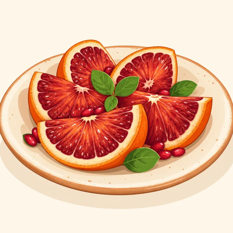 Mersin Kan Portakalı illustration