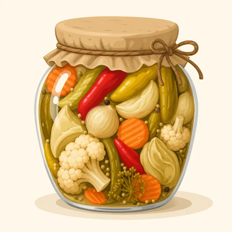 Muş Çorti Turşusu illustration