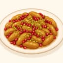 Narlı Baklaç Tatlısı illüstrasyonu