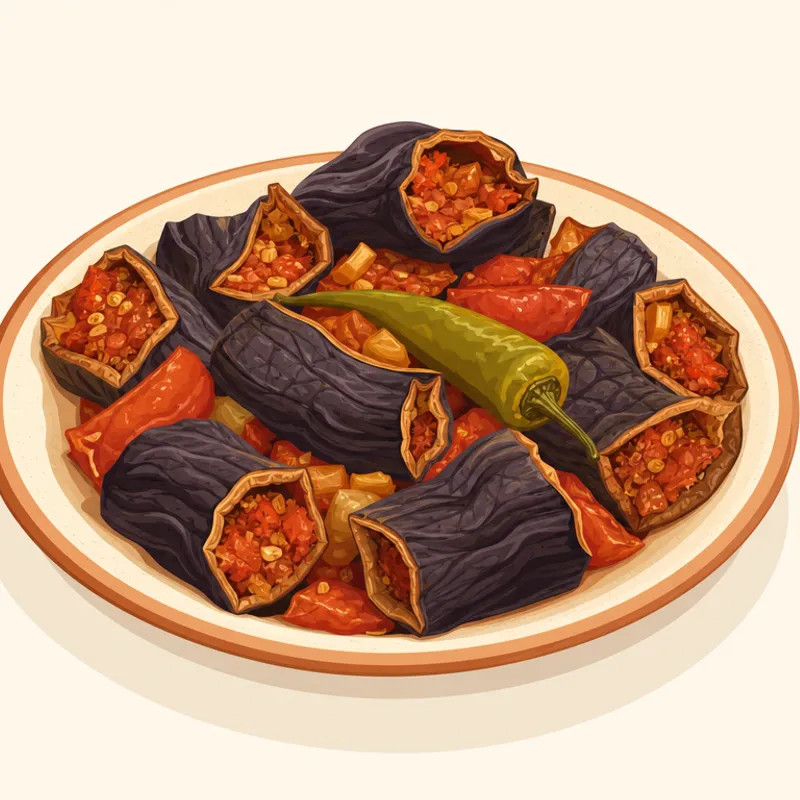 Nazilli Patlıcan Kurusu illustration