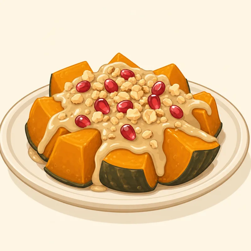 Nuribey Mor Mozaik Kestane Kabağı illustration