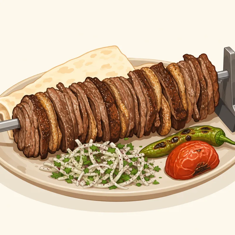 Oltu Cağ Kebabı illustration